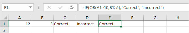 Hàm OR trong Excel