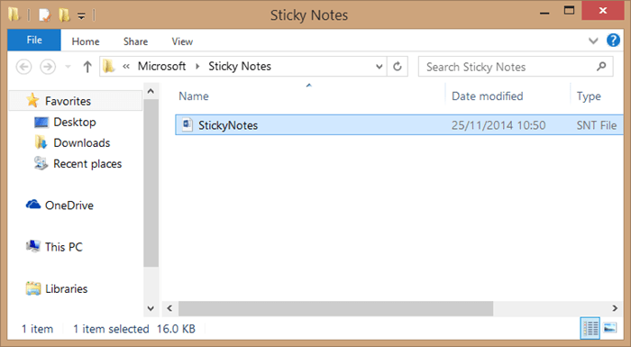  file StickyNote (.SNT)