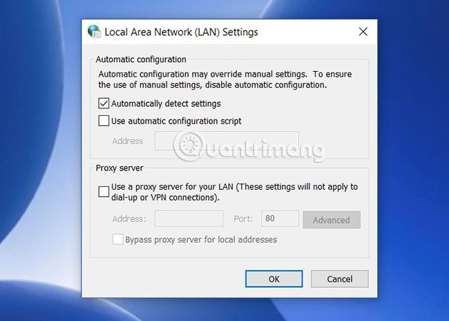 LAN settings