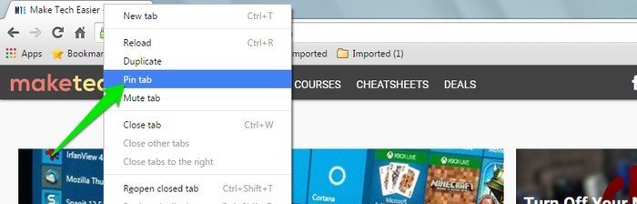 Ghim Tab