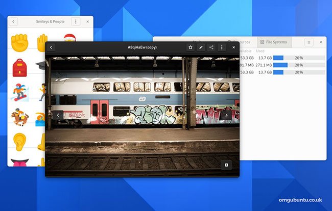 Bạn sẽ nhận thấy nhiều góc được bo tròn trong GNOME 40