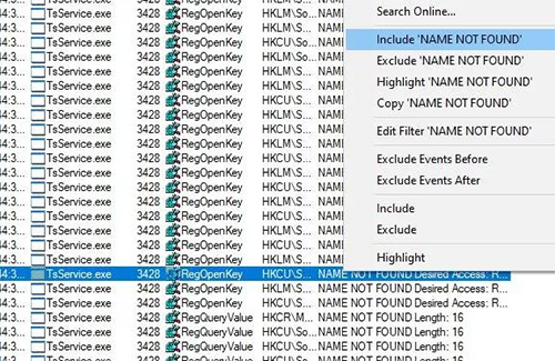 Vấn đề “Name not found” là hiện tượng phổ biến nhất