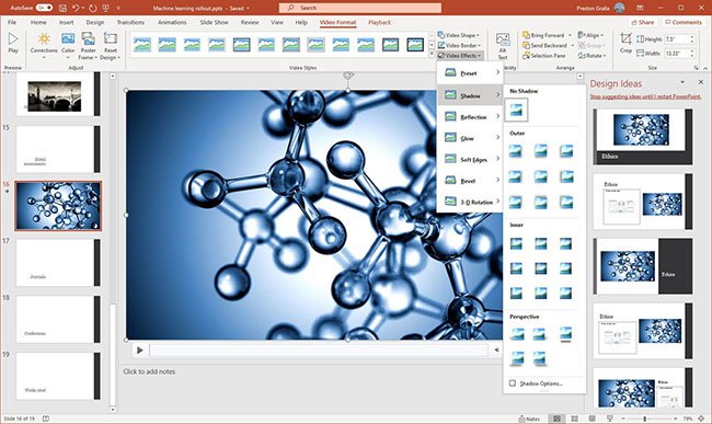 Có nhiều tùy chọn để thêm đồ họa, ảnh hoặc video vào bài thuyết trình PowerPoint hơn