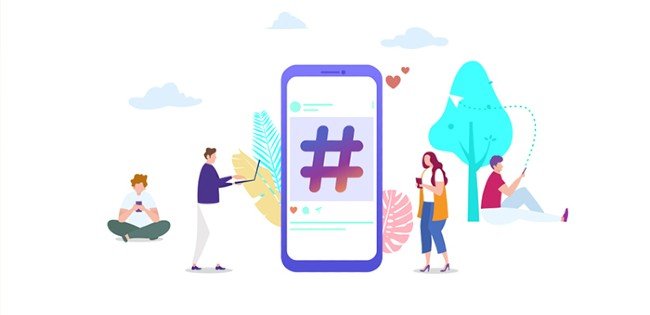 Hashtag đang được sử dụng phổ biến trên các mạng xã hội