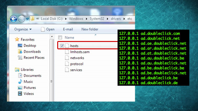 Một số thủ thuật đối với file hosts trong hệ thống