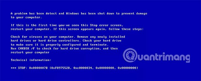 Lỗi 0x0000007B