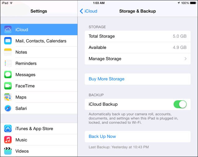 Dọn dẹp để lấy lại không gian lưu trữ cho iCloud