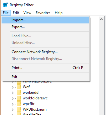  Click chọn File, chọn Import