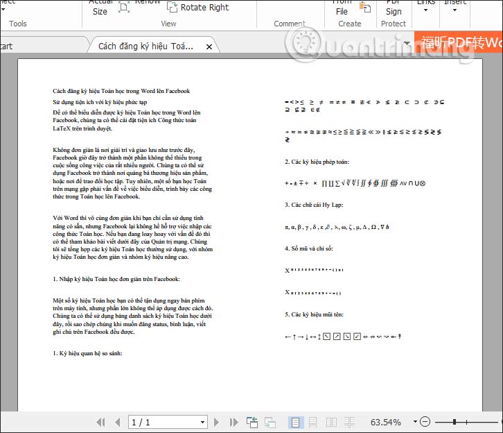 In Word trong 1 mặt giấy