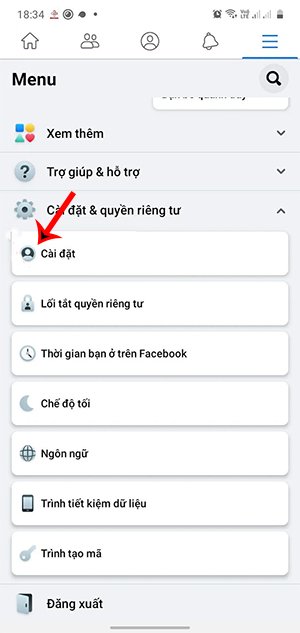 Cài đặt