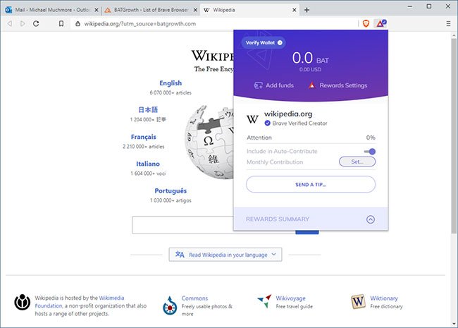 Đóng góp cho các trang web