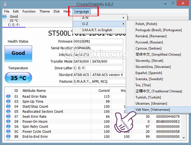 CrystalDiskInfo