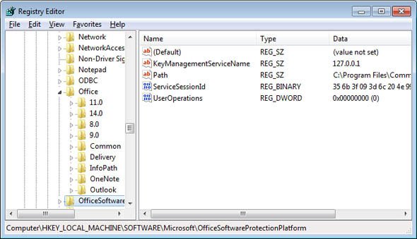 Linux không có registry