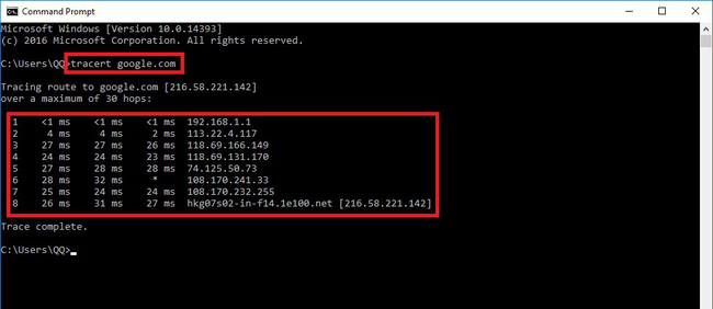 Load web ì ạch, bạn đã thử lệnh Tracert? - Ảnh 2. Load web ì ạch, bạn đã thử lệnh Tracert? - Ảnh 2.