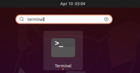 Mở Terminal