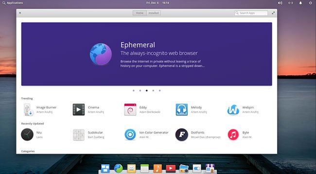 elementary OS có dòng ứng dụng mới ổn định