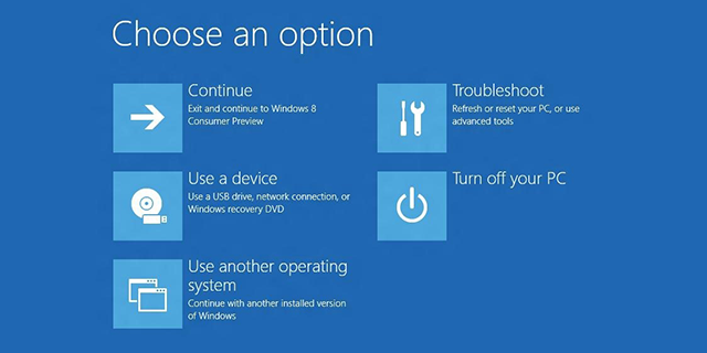 Sử dụng công cụ Windows Automatic Repair