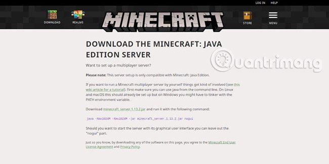 Tải Minecraft server