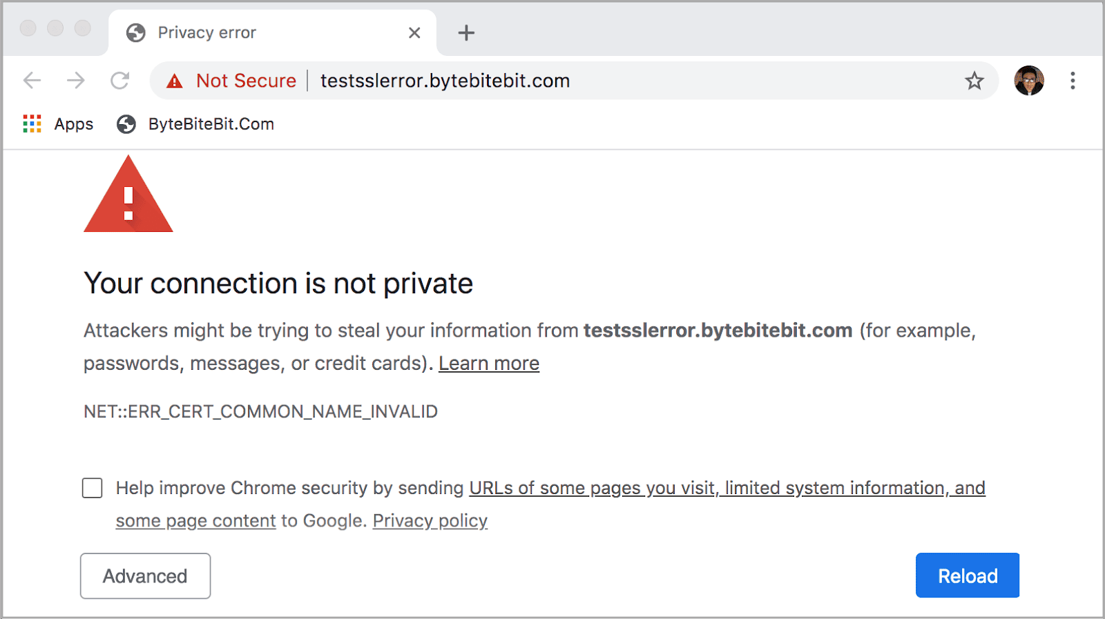 YOUR-CONNECTION-IS-NOT-PRIVATE 1 YOUR-CONNECTION-IS-NOT-PRIVATE 1
