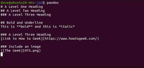 Nhập một số dòng Markdown