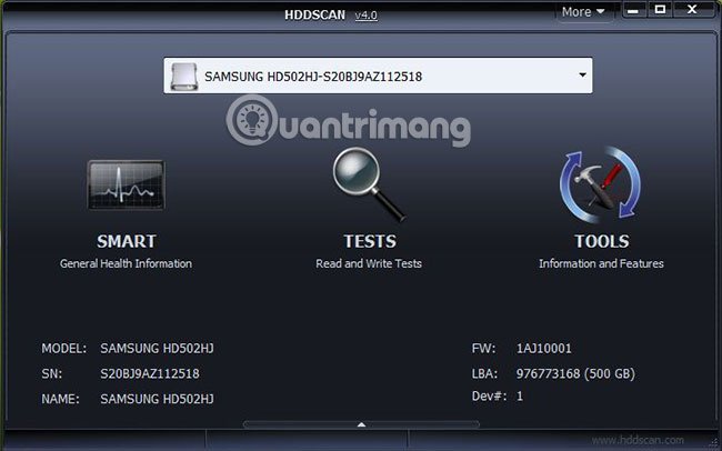 HDDScan