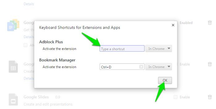 Keyboard shortcut