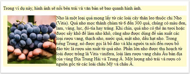 Thuộc tính Float và Clear trong CSS - Ảnh 2. Thuộc tính Float và Clear trong CSS - Ảnh 2.