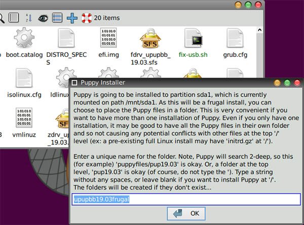 Cài đặt Puppy Linux