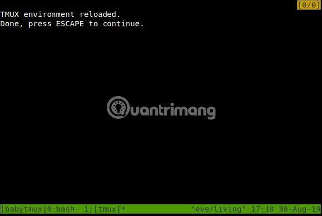 Để Tmux Plugin Manager cài đặt plugin