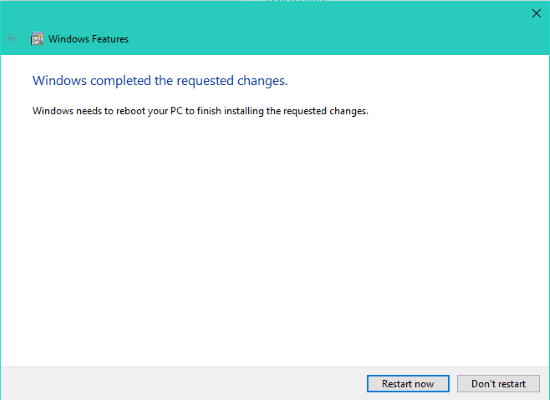  Restart Now