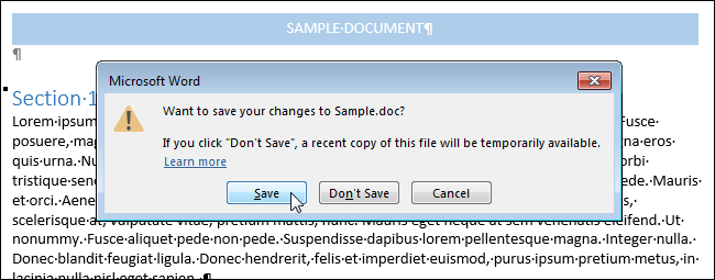Click save