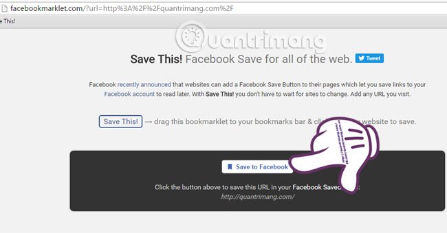 Cách lưu bài viết, liên kết trên Facebook