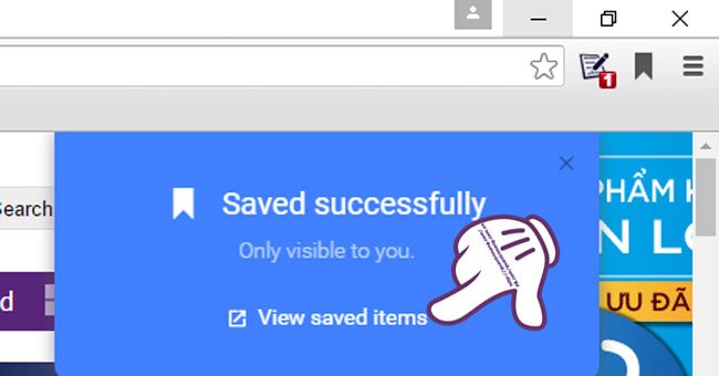 Sử dụng tiện ích Save to Facebook