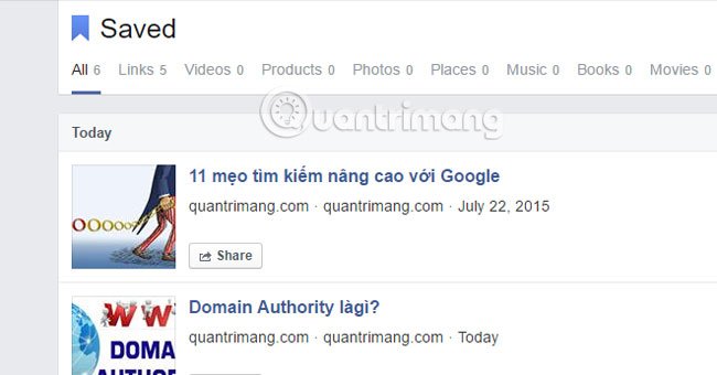 Sử dụng tiện ích Save to Facebook