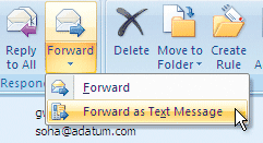 Forward email