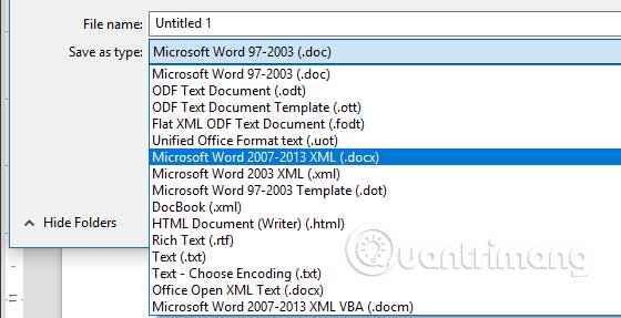 Cả OpenOffice và LibreOffice đều có khả năng mở một phạm vi định dạng file rất lớn