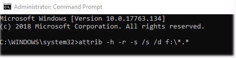 Sử dụng Command Prompt để truy xuất file