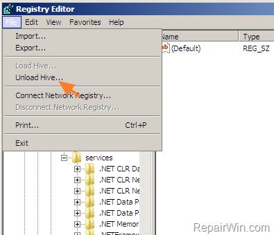 Từ Menu File, chọn Upload Hive.