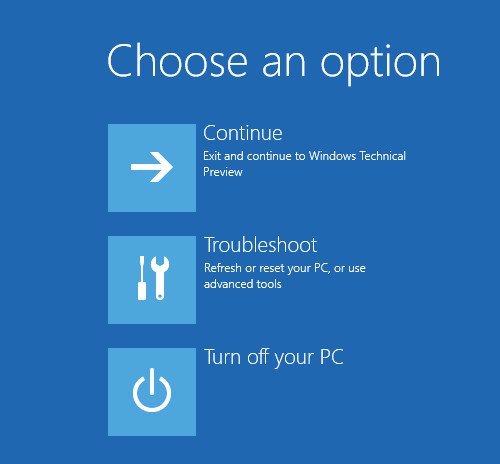 Trên cửa sổ tiếp theo, click chọn tùy chọn Troubleshoot