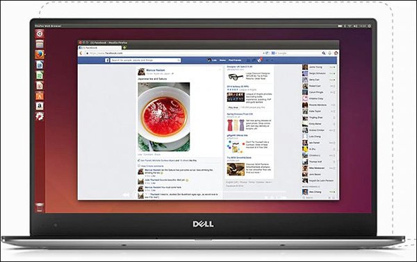 Laptop Dell chạy hệ điều hành Linux