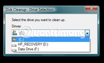 Chạy Disk Cleanup