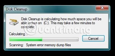 Mở Start, gõ Disk Cleanup
