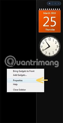 Tắt Sidebar