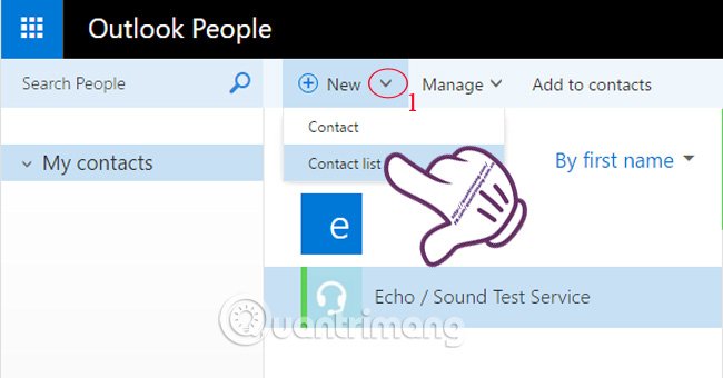 Hướng dẫn tạo Group email trong Hotmail