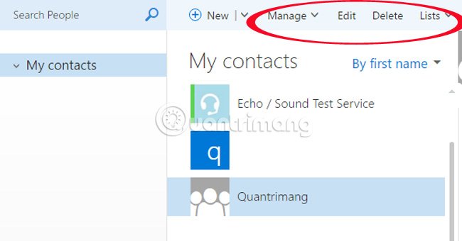 Hướng dẫn tạo Group email trong Hotmail