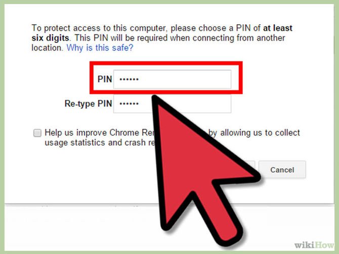 tạo mã PIN