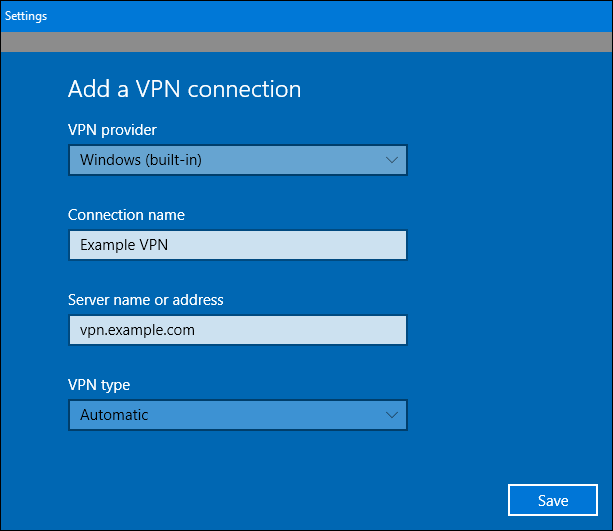 Kết nối đến server VPN vừa tạo
