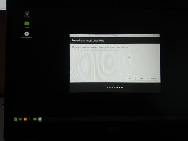 Chuẩn bị cài đặt Linux Mint