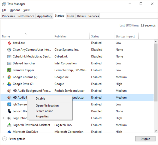 Task Manager.