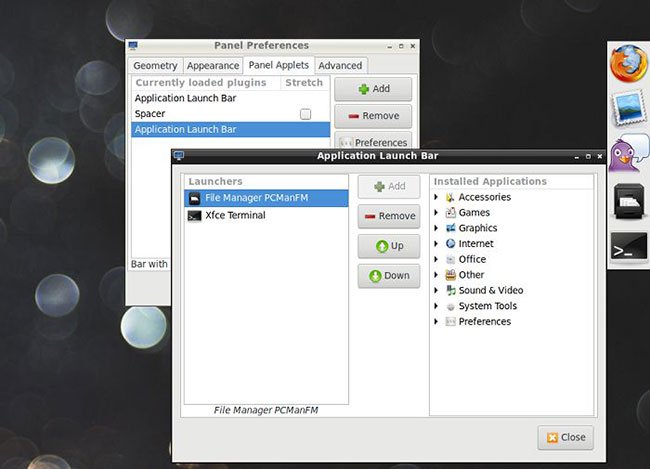 Chọn “Spacer Settings”